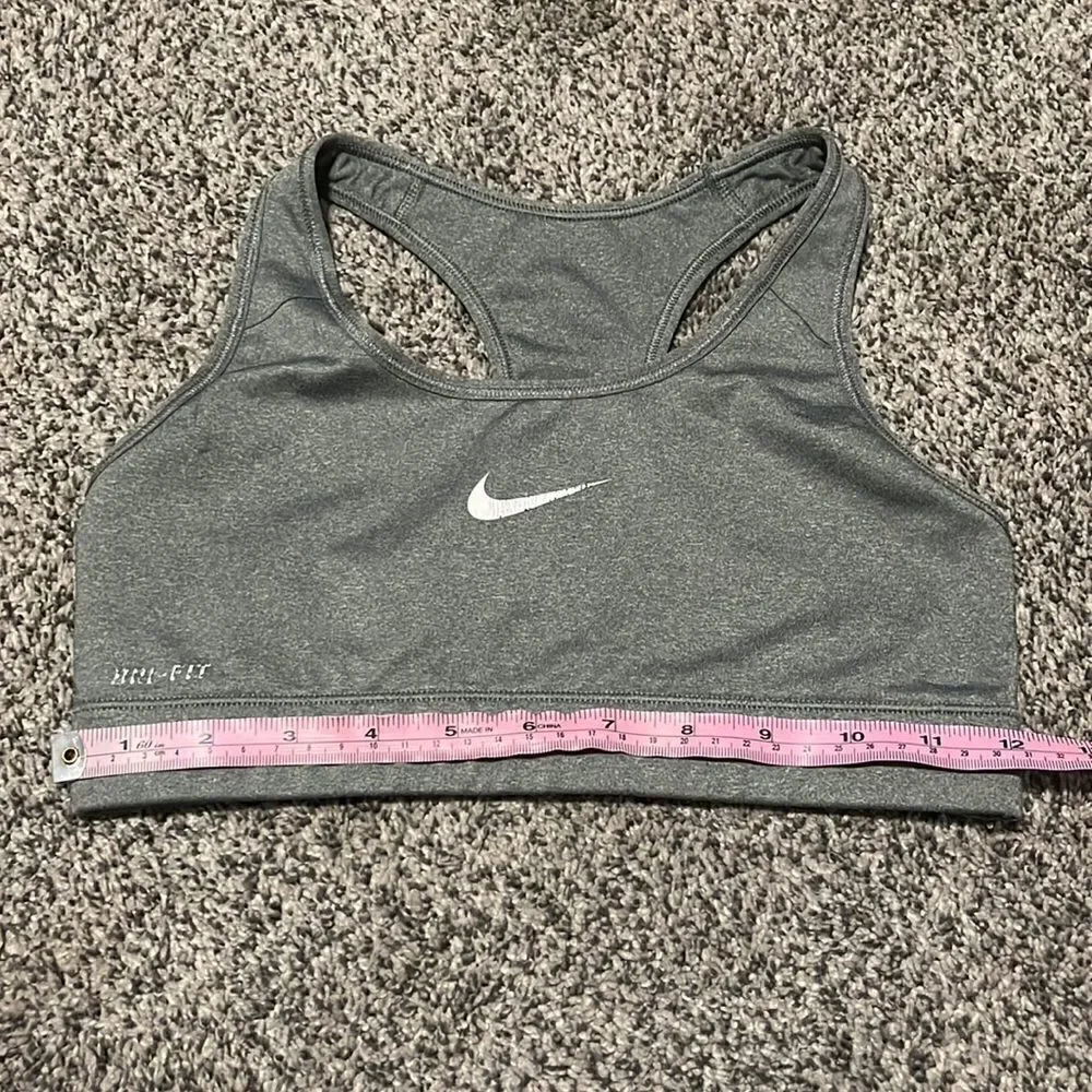 Nike - Dri-Fit - Exercise Bra - Racerback - Gray - XS